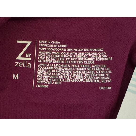 New ~ ZELLA ~ One Shoulder Seamless Sports Bra Size M - Picture 6 of 6